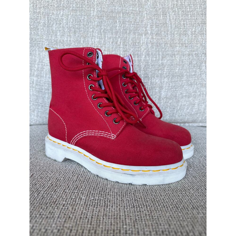 Doc Marten Red Page Boots